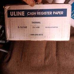 Uline Cash Register Paper 