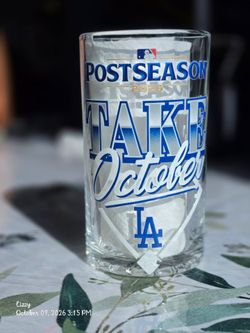 Dodgers Glass Mug