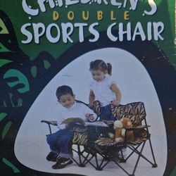Kids Children Safari Animal Print Double Folding Sports Picnic Chair W/carry Bag - Holmdel NJ 