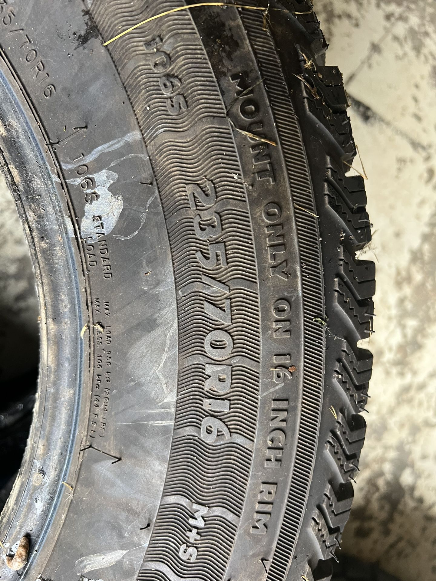 Studded Snow Tires - 235/70R16