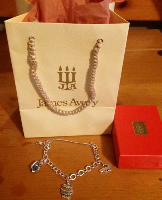 James Avery charm bracelet with charms