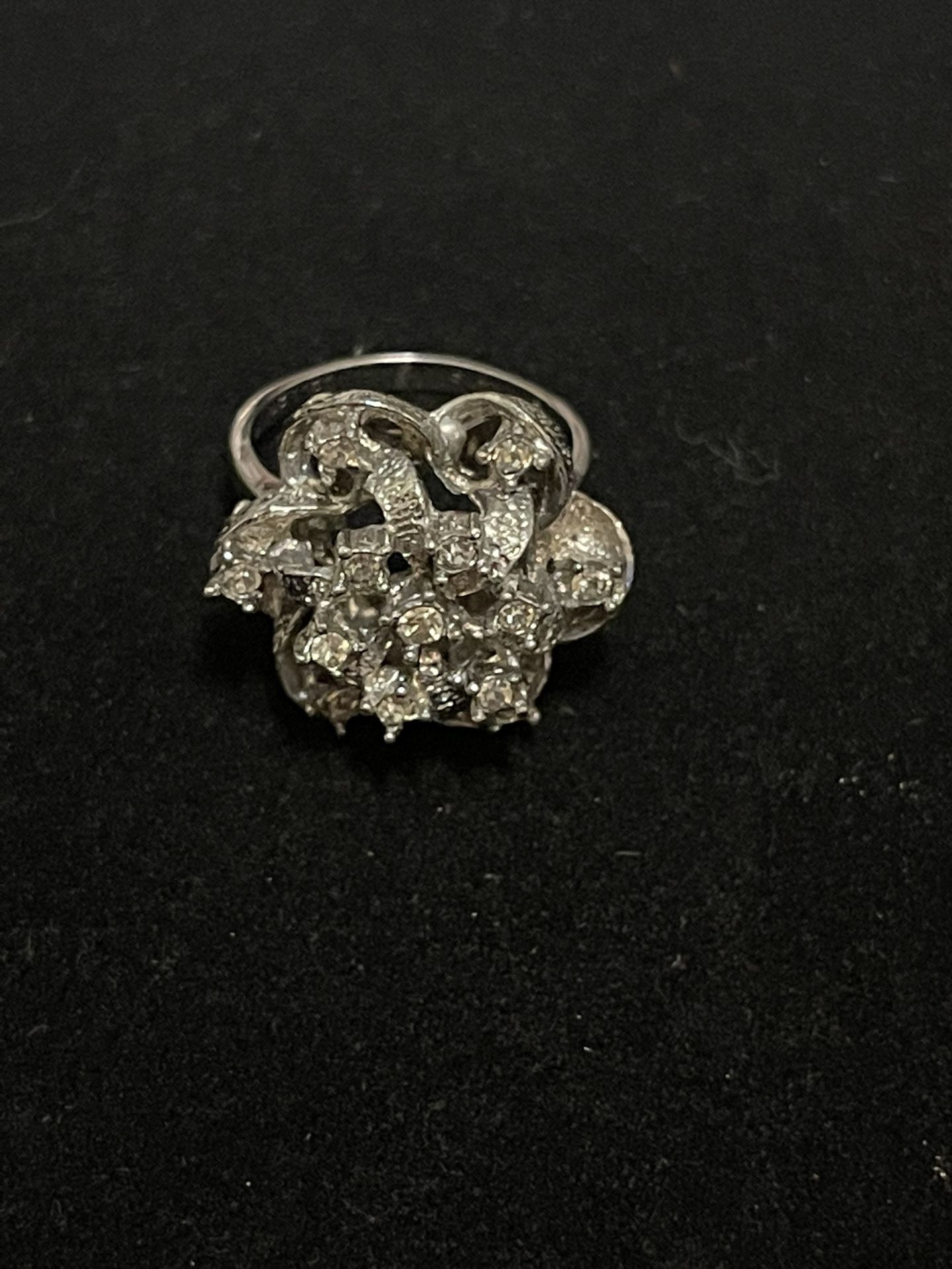 Heavy Silver Rose ๐น Ring