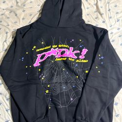 Spider Pink Hoodie 