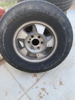 Chevy 6 Lug Aluminum Wheel 16”