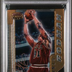 1996-97 Bowman’s Best Cuts INSERT - #BC17 DENNIS RODMAN - GRADED PSA 7 NEAR MINT CONDITION 