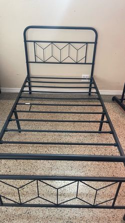 Twin Platform Bed Frame 12”H Storage Space Under