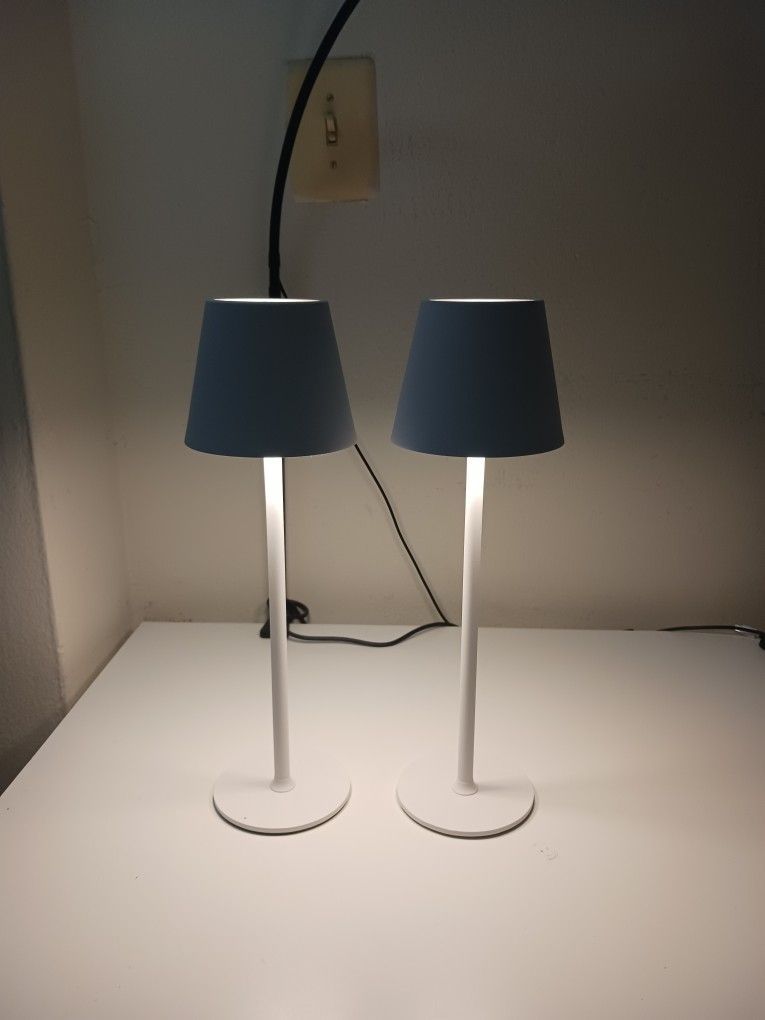 2 New LED lamps recharable USB-C.
Incredible quality!
Included charger and cable.
Only 20 dollars.
Incredible deal