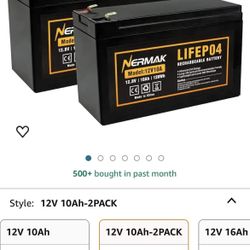 scooter/bike rechargeable battery