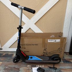 Electric Scooter for Kids Age 6-10, Kick-Start Boost Scooter with Adjustable Speed and Height, Flash Wheel & Deck Lights