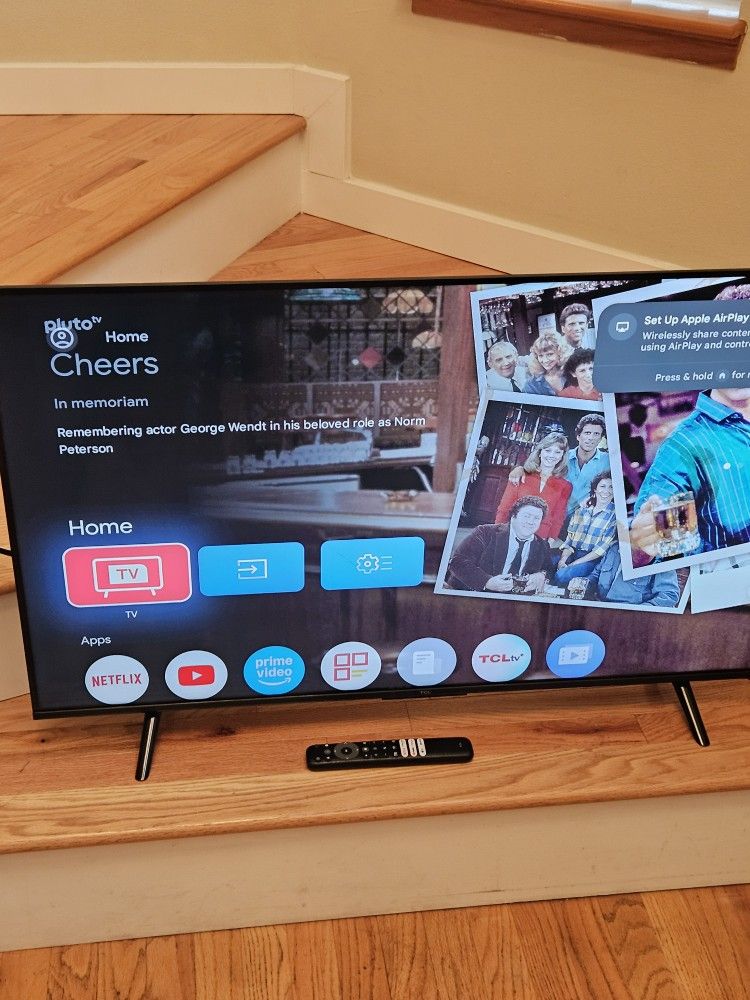 New Cond  T C L. 43 Inchrs TV  WORS EXCELLENT 