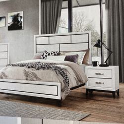 $599 Q Set 4pc Queen Bedroom Set! New $599 New $599