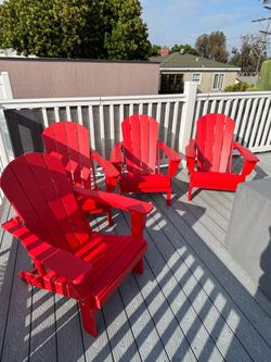 New HDPE Adirondack Chairs - $70 each