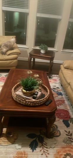 Coffee table and 2 end tables