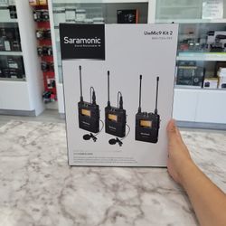 Saramonic Mic ☆ UwMic9 Kit 2 ☆ UHF Wirless Microphone ☆
