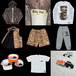 Billy Hill Trucker Hat Tee Hoodies Warren Lots Camo Sweatshirt Sweatpants Sweatshorts  Don Toliver Cactus Jack 