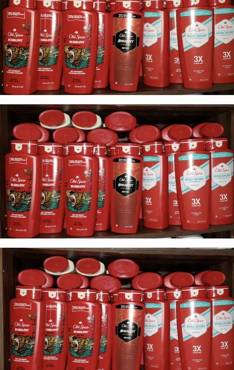 Old Spice Body Wash 5 Botellas Por $20 5 Bottles For $20