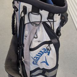 Callaway Black/White Hyper Lite 3 Stand/Carry Bag
