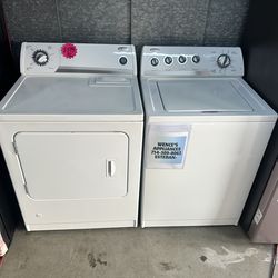 Whirlpool washer and gas dryer