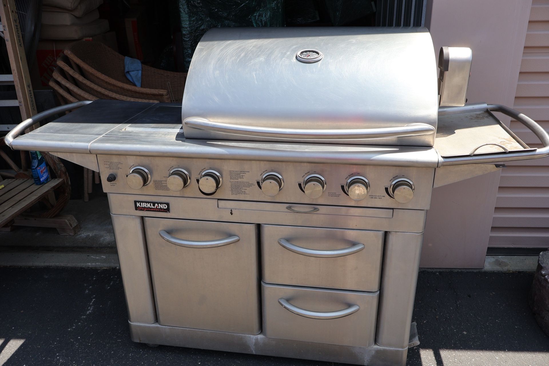 Weber Kirkland Signature Steel Grill - Propane Gas