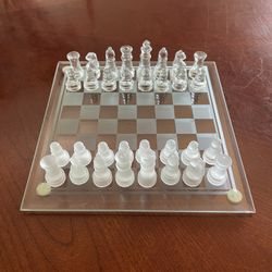 Glass Chess Set