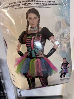 Punk bones women size medium Halloween costume