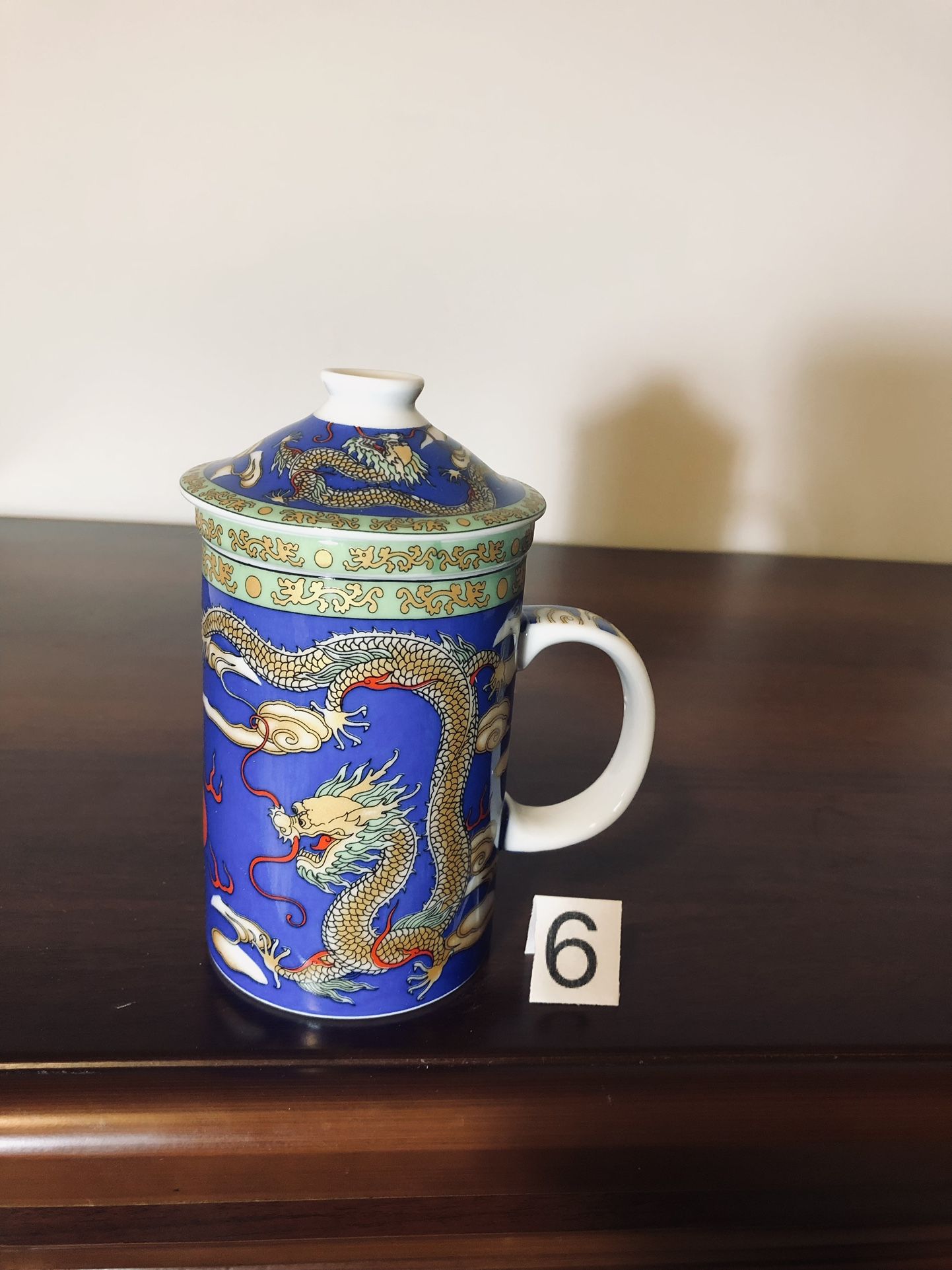 Porcelain 3 Pc/set With Filter Mug