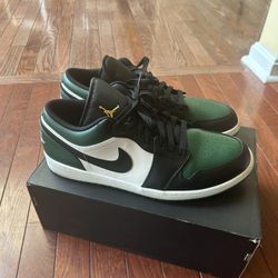 Jordan 1 Lows Green Toe