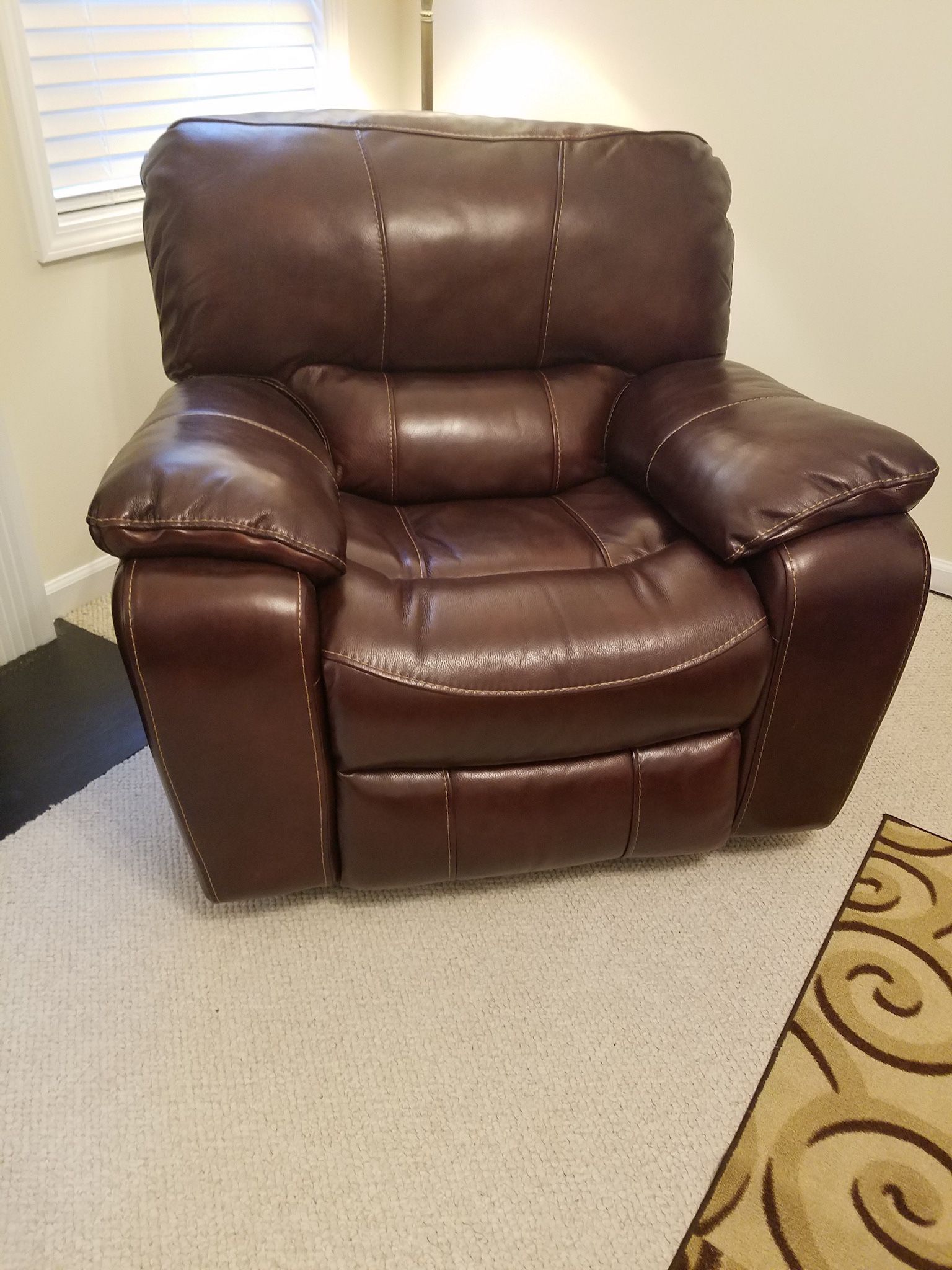 Genuine Leather Recliner