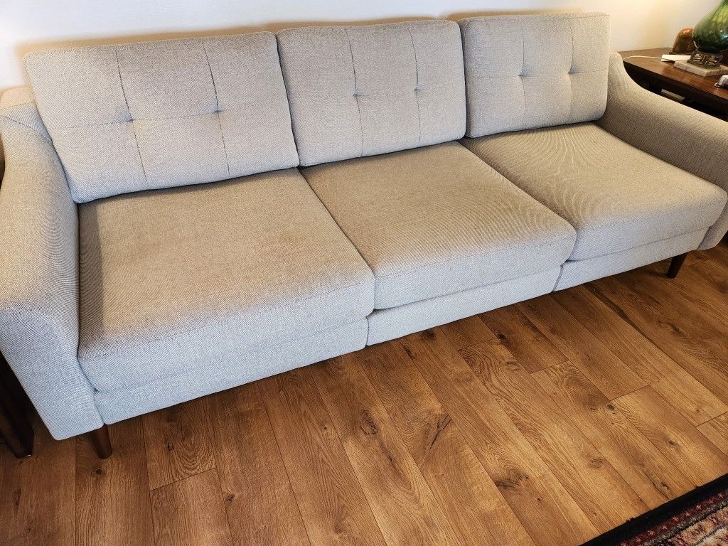 Burrow mid-century style "Nomad" couch