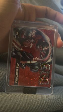 Joe Montana QB on the Clock Card #4/5