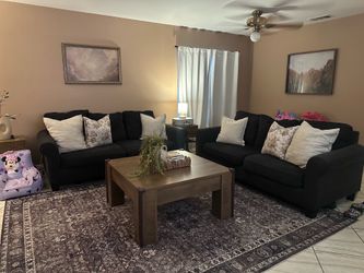 Black Couches