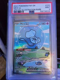 Pokémon Paldean Fates Mew ex Special Illustration Rare PSA 9 Mint