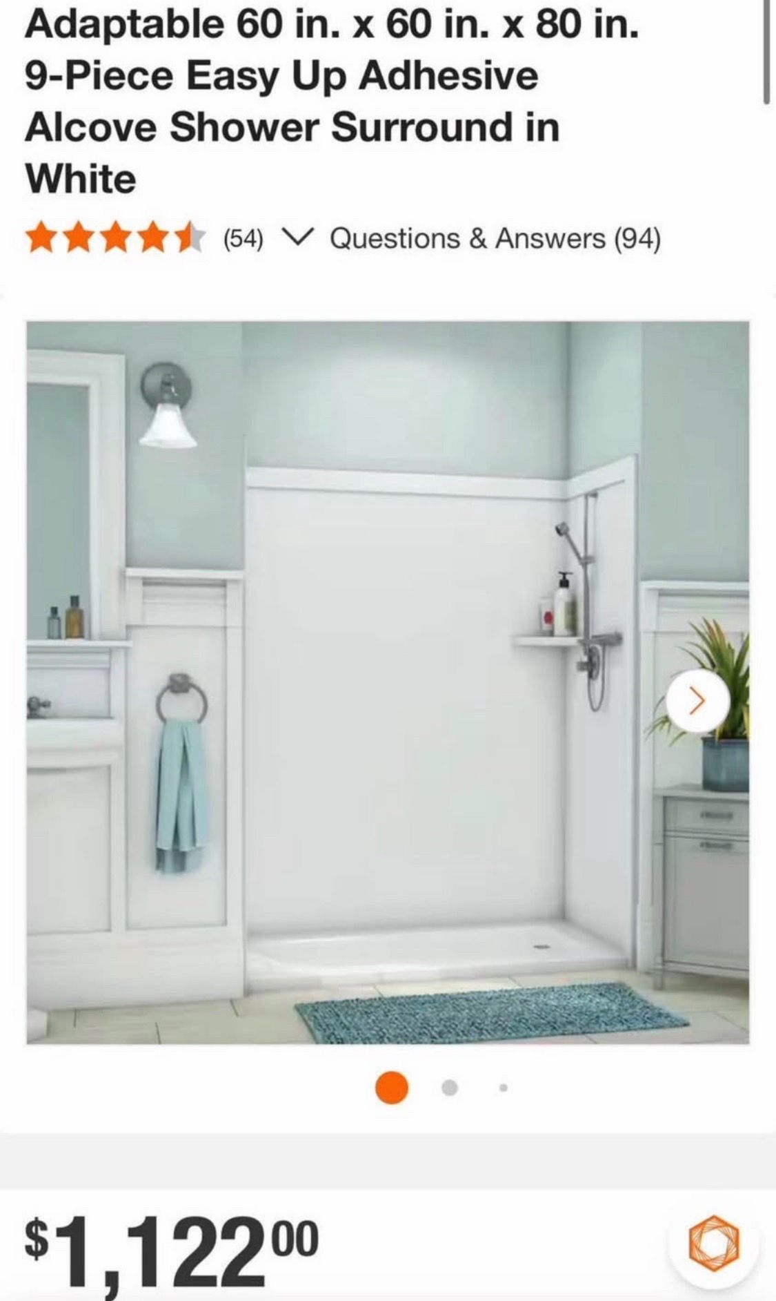 BRAND NEW SHOWER 🚿 WALL KIT READY TO INSTALL BRAND NEW