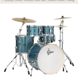 Gretsch Drums Energy 5-piece Drum Set - Blue Sparkle