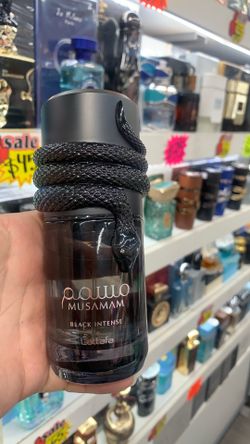 Brand new sealed/Lattafa Musamam Black Intense 100ml/3.4oz edp