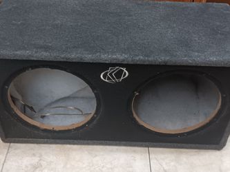 Speaker Box & Amp... UPDATE 12" WOOFER 
