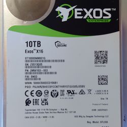 10TB Seagate Exos HDD