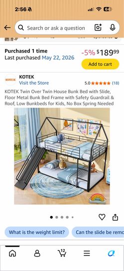 Kids bunk bed