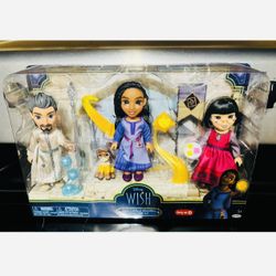 Disney 100 Wish Asha Dahlia & Magnifico Doll Gift Set New in Box