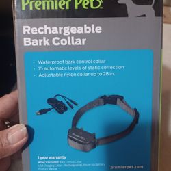 New Rechargeable Bark Collar
