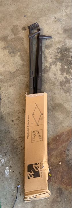 Keyslock bed frame twin/full