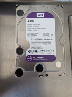 WD Purple 4TB Surveillance Hard Drive
