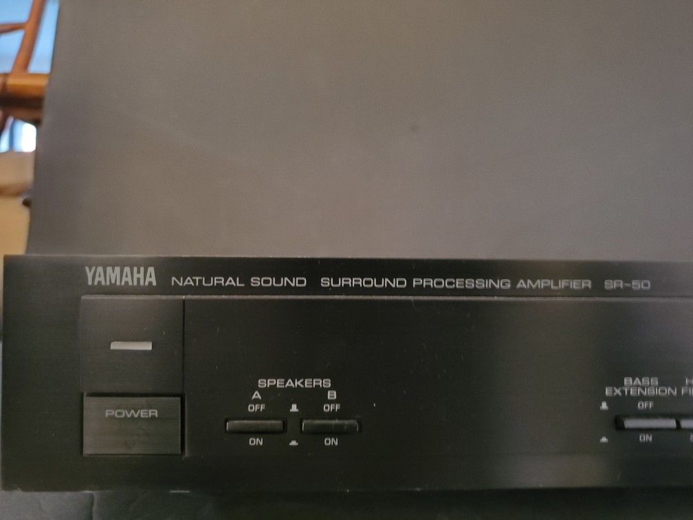 Yamaha SR 50 120 Watt SURROUND PROCESSING AMPLIFIER for Sale in