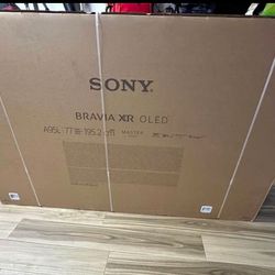 77A95L 77” Sony Smart 4k Oled Hdr Tv 