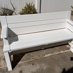 Outdoor bench /Convert-a-Bench 2-in-1 