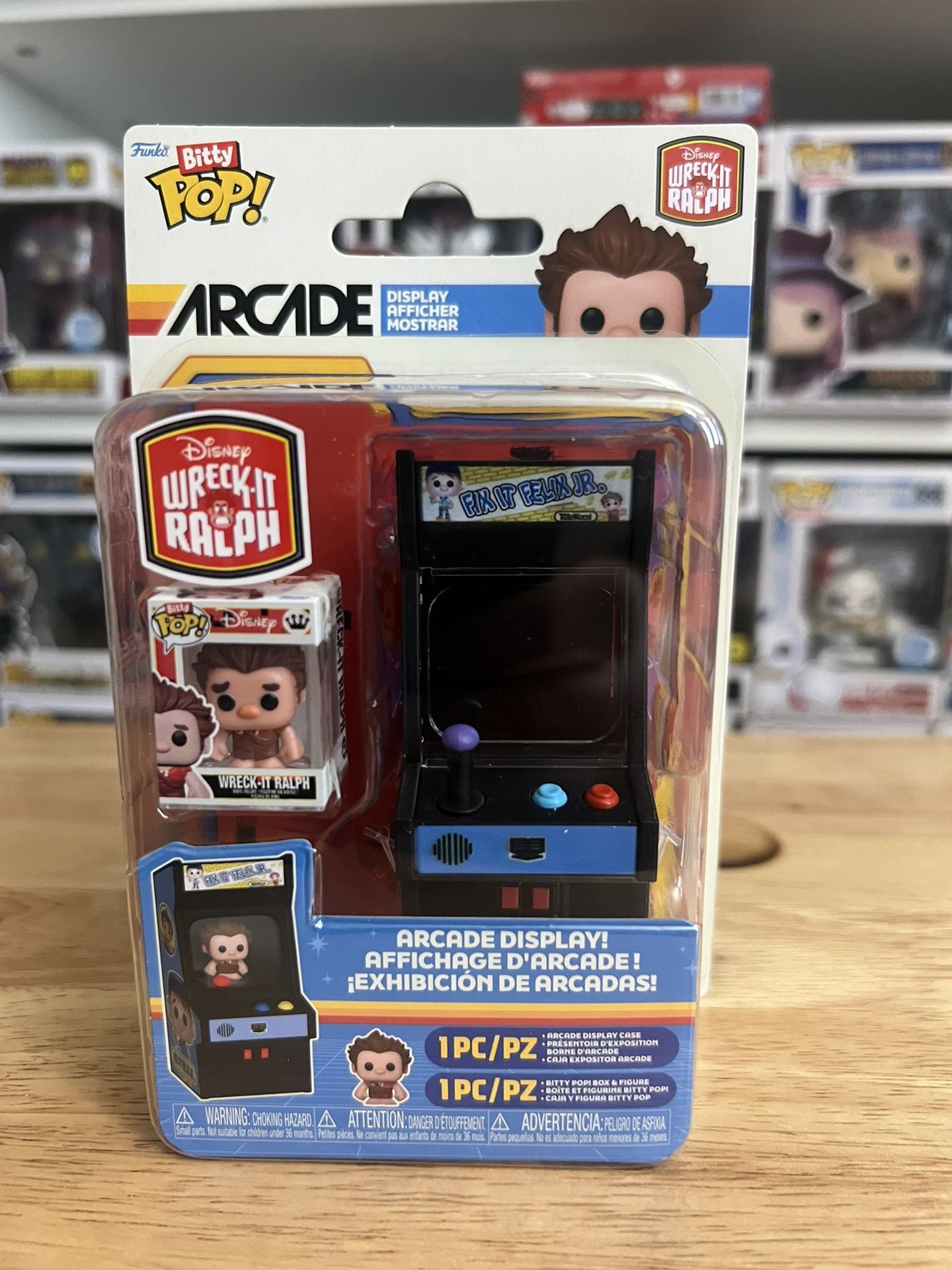 Wondercon Wreck-It Ralph Bitty Arcade Funko Pop Disney Vinyl Collectible Video