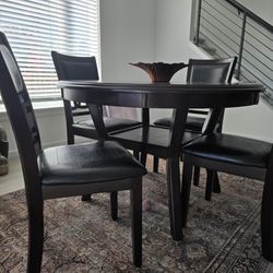 Dining Table With Four Chairs