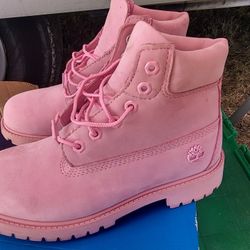 TIMBERLAND BOOT GIRLS LIGHT PINK (SIZE 3)