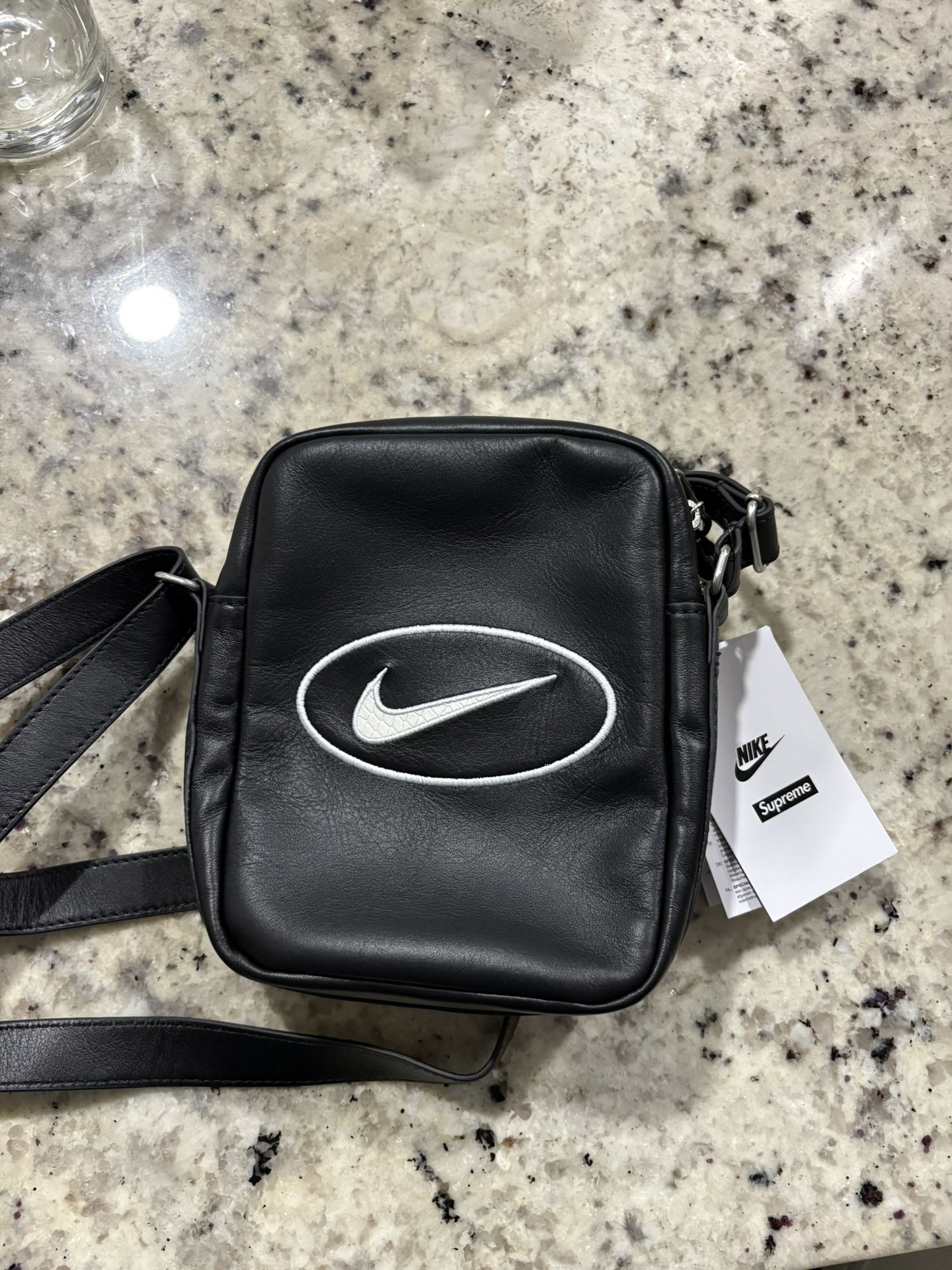 Supreme X Nike Leather Shoulder Bag