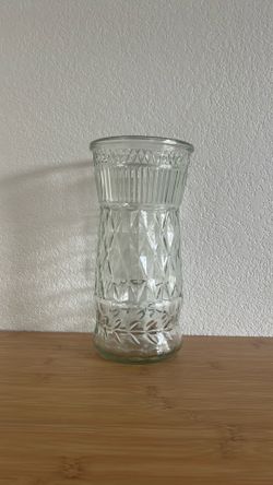 Vinage Glass Vase - 9.5”